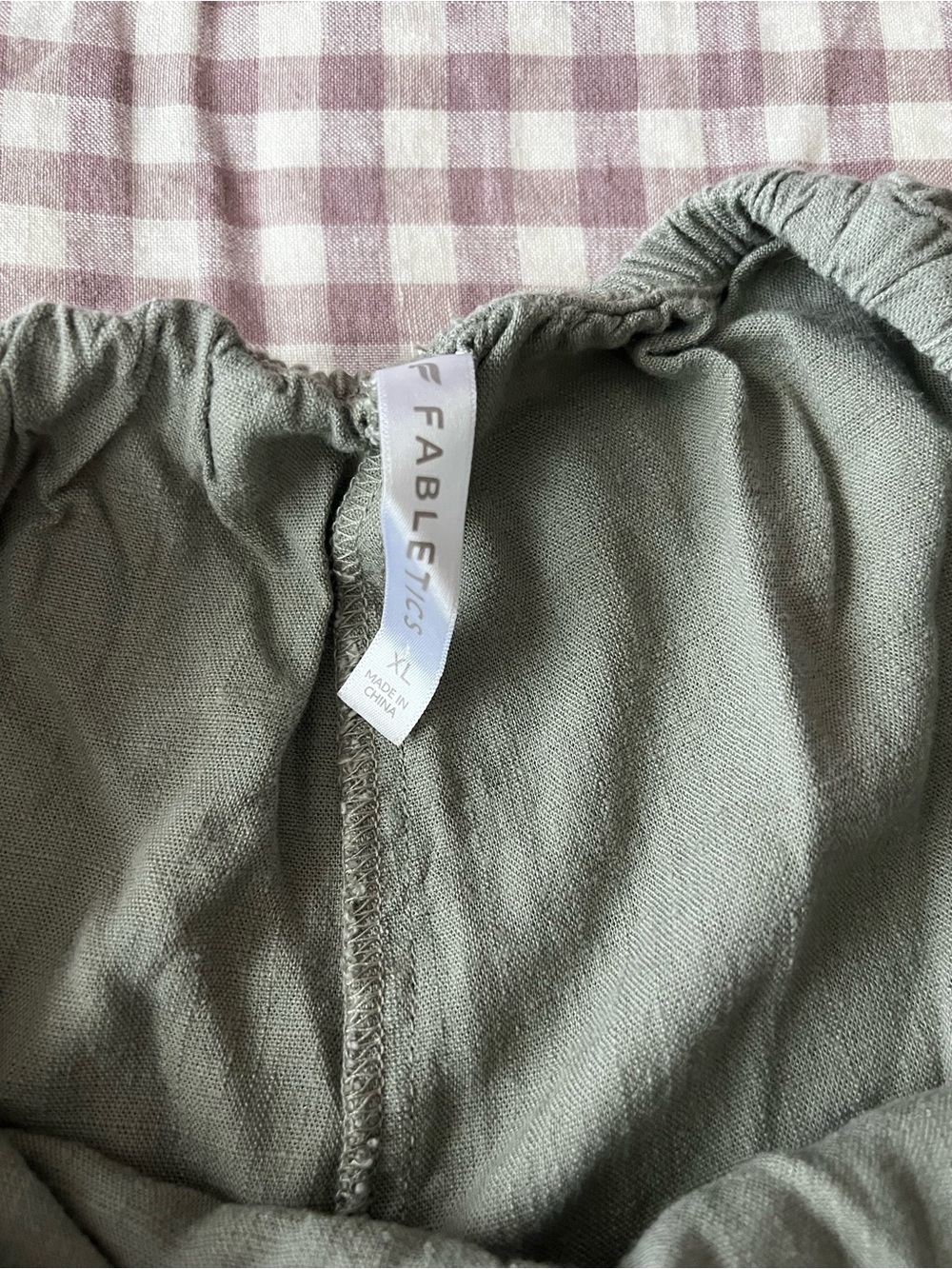 Fabletics Linen Wide Leg Pants - Picture 4 of 5